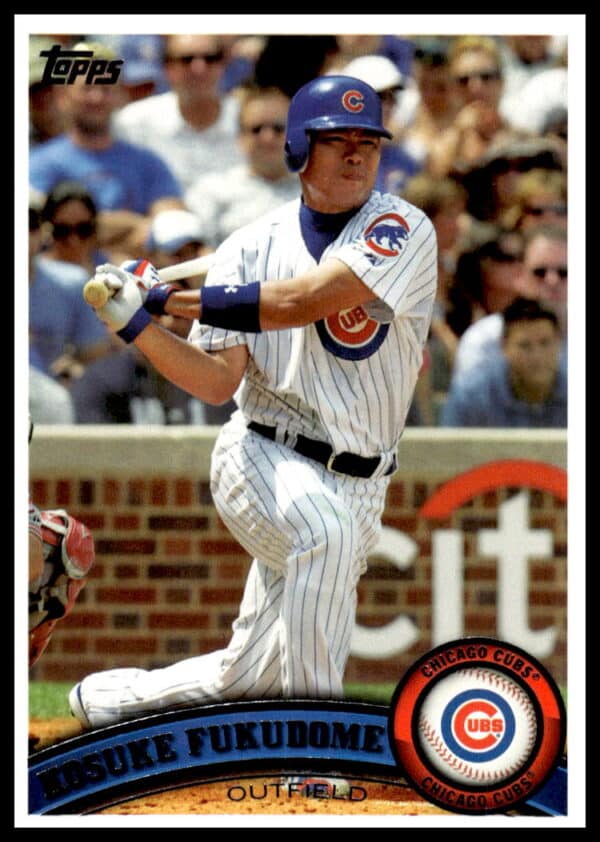 2011 Topps Kosuke Fukudome #582 (Front)