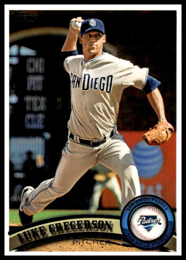 2011 Topps Luke Gregerson #561 (Front)