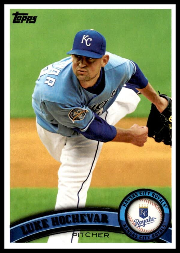 2011 Topps Luke Hochevar #620 (Front)