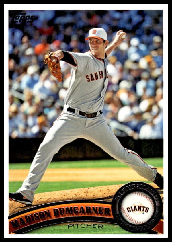 2011 Topps Madison Bumgarner #555 (Front)