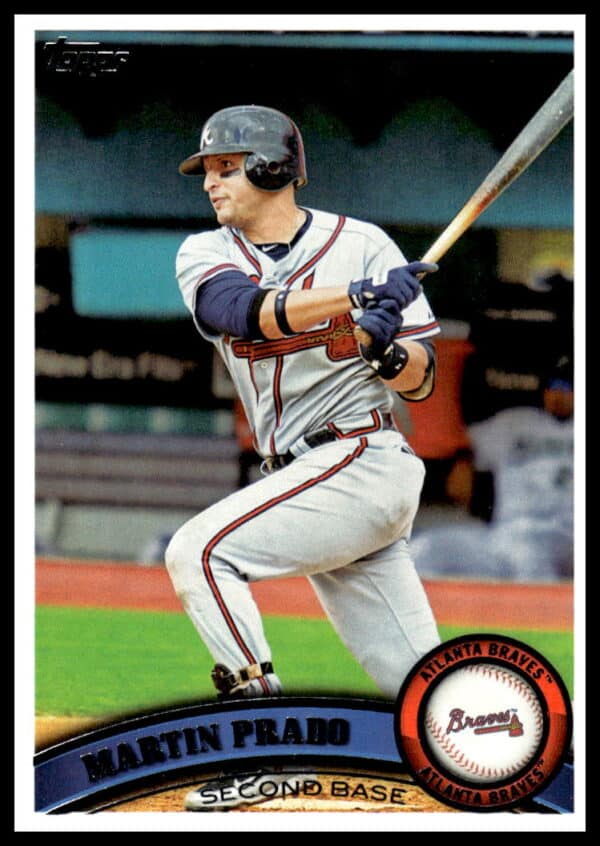 2011 Topps Martin Prado #44 (Front)