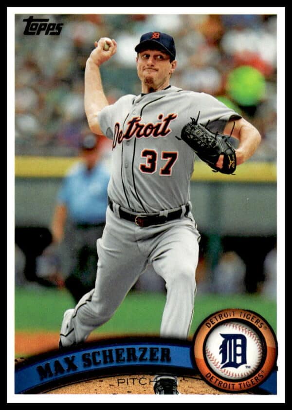 2011 Topps Max Scherzer #33 (Front)