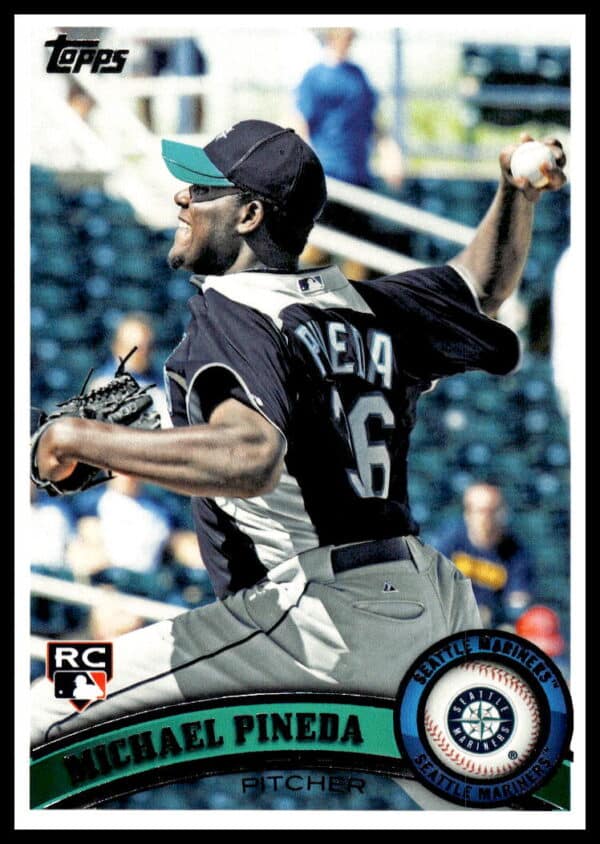 2011 Topps Michael Pineda #595 (Front)