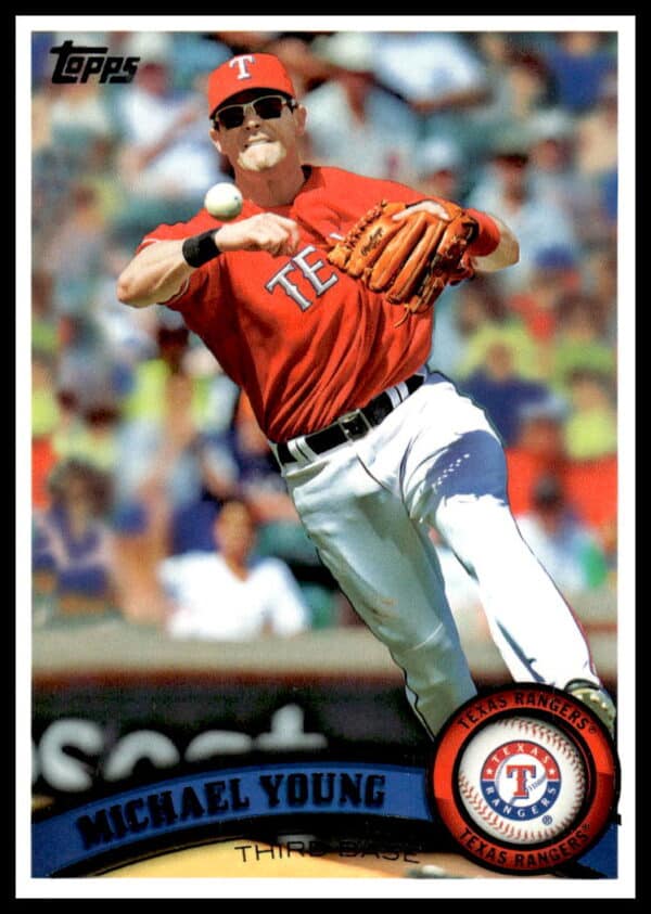 2011 Topps Michael Young #320 (Front)