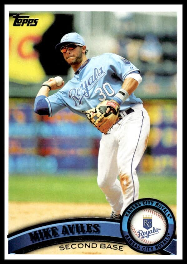 2011 Topps Mike Aviles #244 (Front)