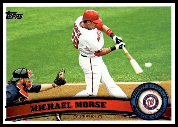 2011 Topps Mike Morse #518 (Front)