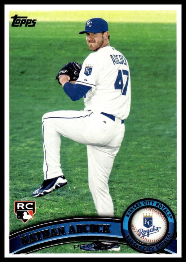 2011 Topps Nathan Adcock #503 (Front)