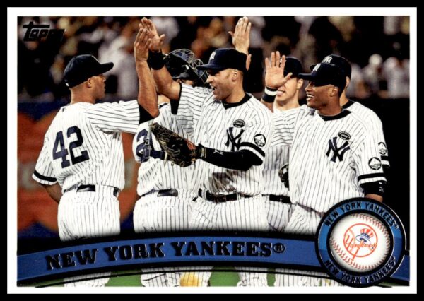 2011 Topps New York Yankees #424 (Front)