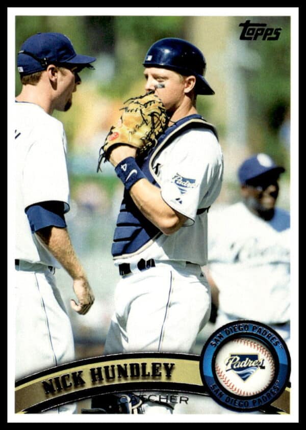 2011 Topps Nick Hundley #384 (Front)