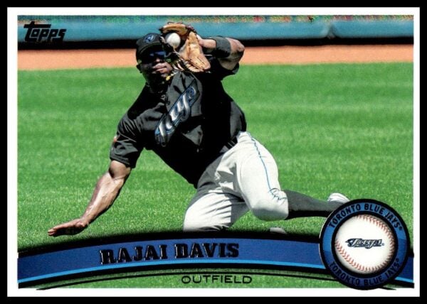 2011 Topps Rajai Davis #588 (Front)