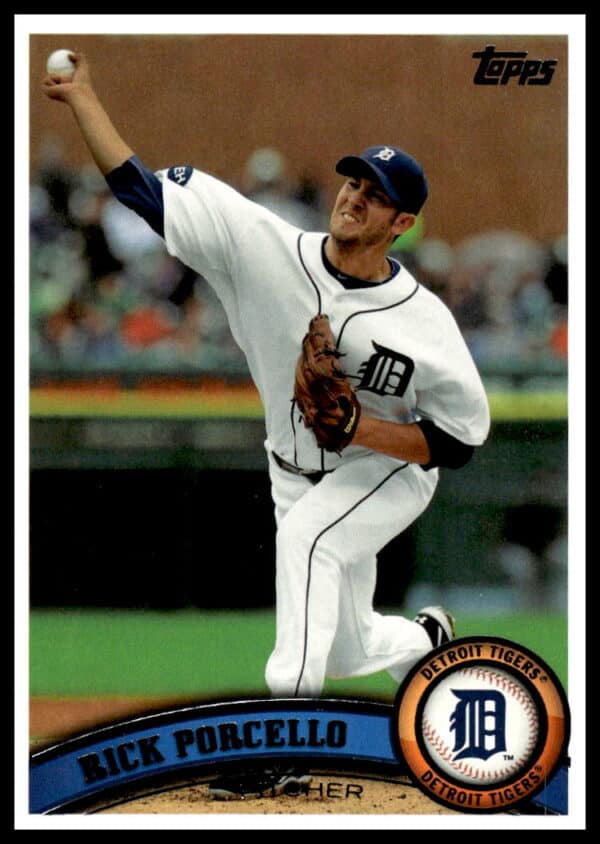 2011 Topps Rick Porcello #597 (Front)