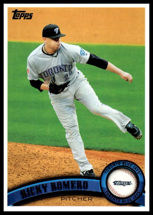 2011 Topps Ricky Romero #148 (Front)