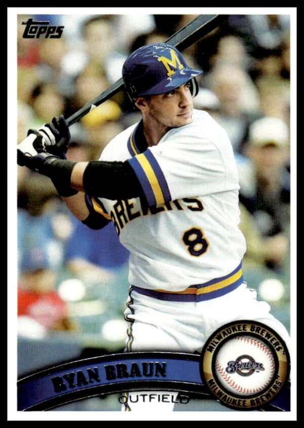 2011 Topps Ryan Braun #1 (Front)