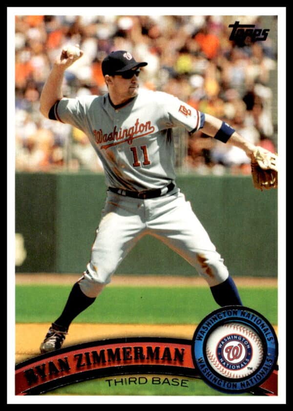 2011 Topps Ryan Zimmerman #660 (Front)