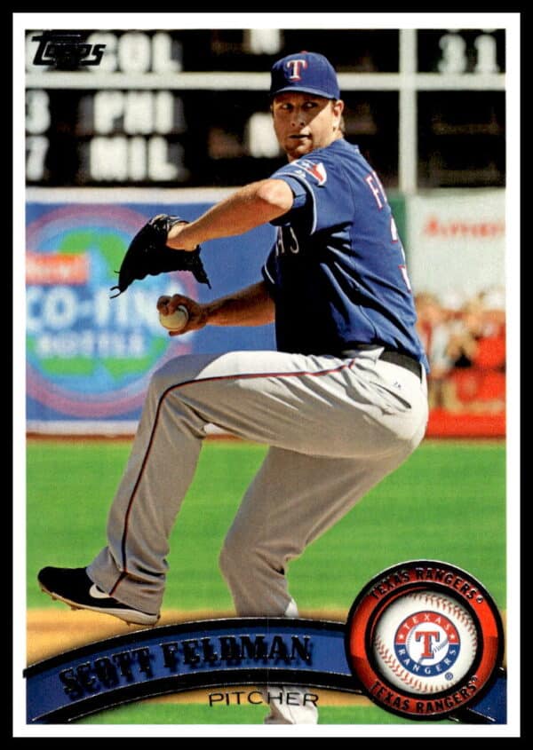 2011 Topps Scott Feldman #498 (Front)