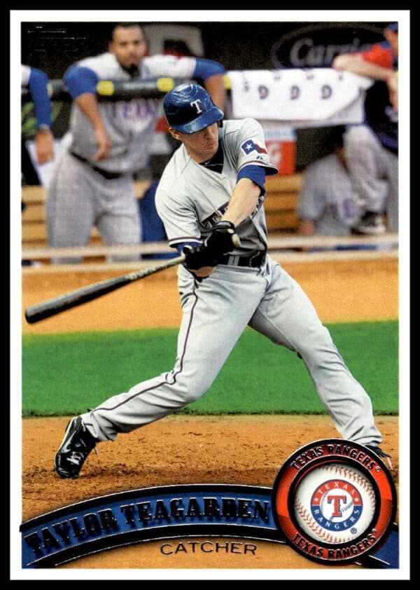 2011 Topps Taylor Teagarden #371 (Front)