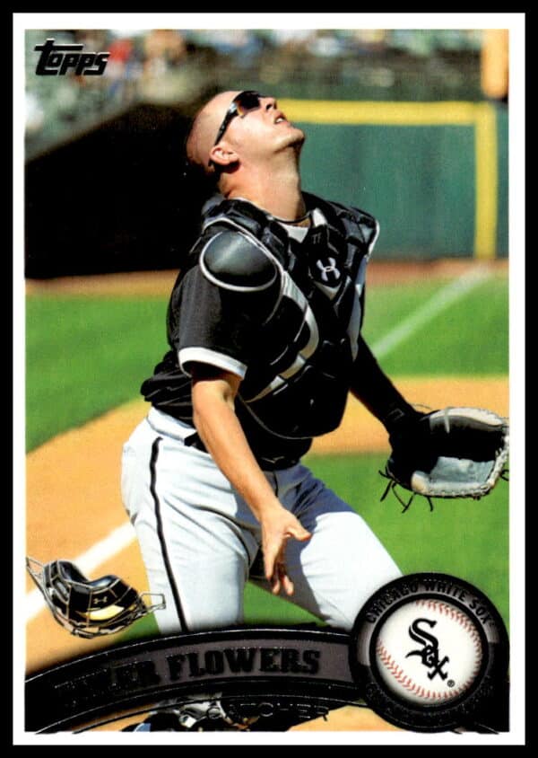 2011 Topps Tyler Flowers #395 (Front)