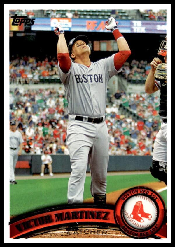 2011 Topps Victor Martinez #218 (Front)