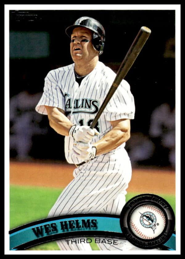 2011 Topps Wes Helms #557 (Front)