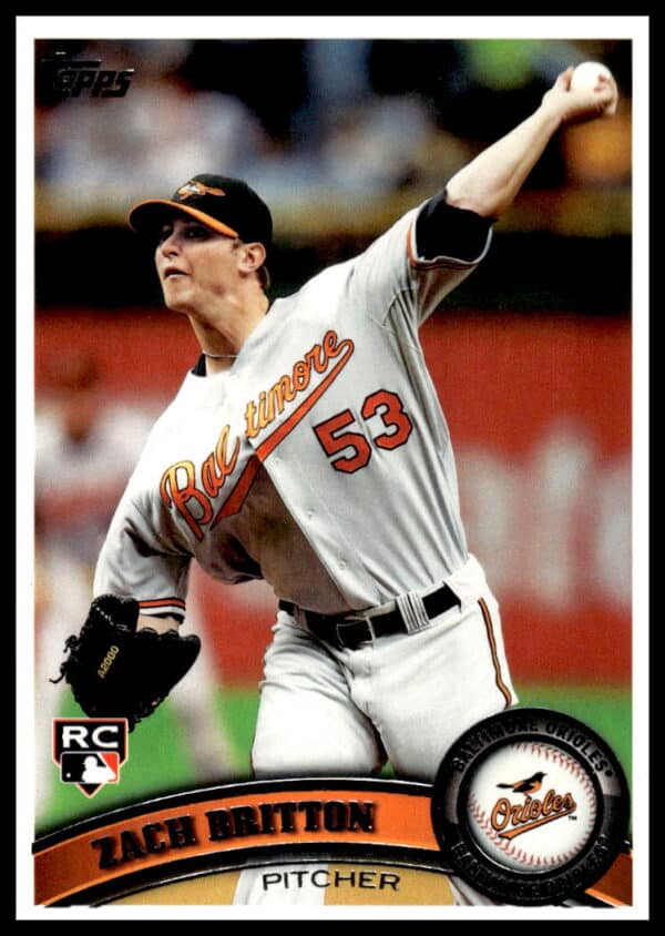 2011 Topps Zach Britton #418 (Front)