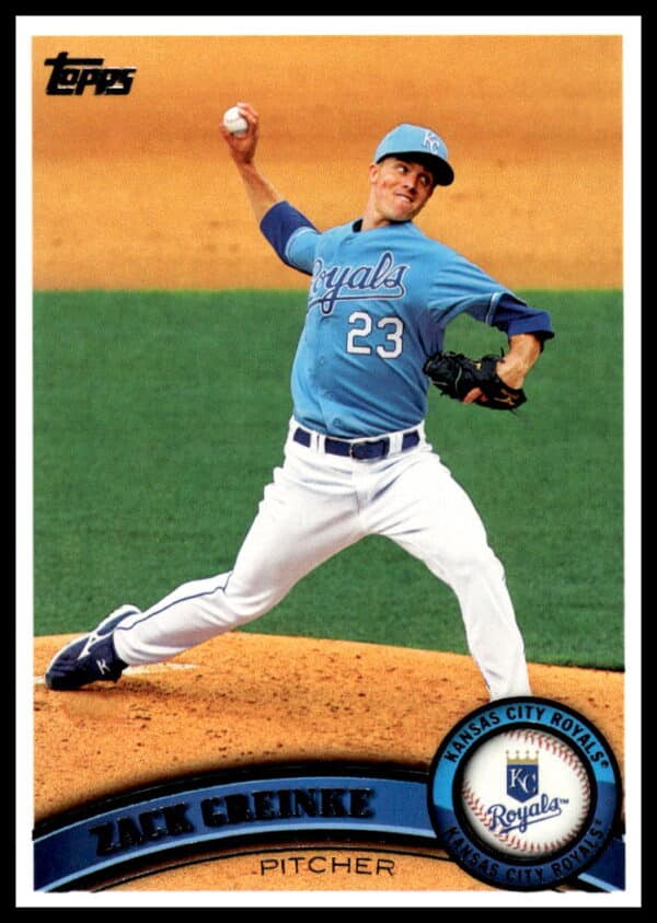 2011 Topps Zack Greinke #108 (Front)