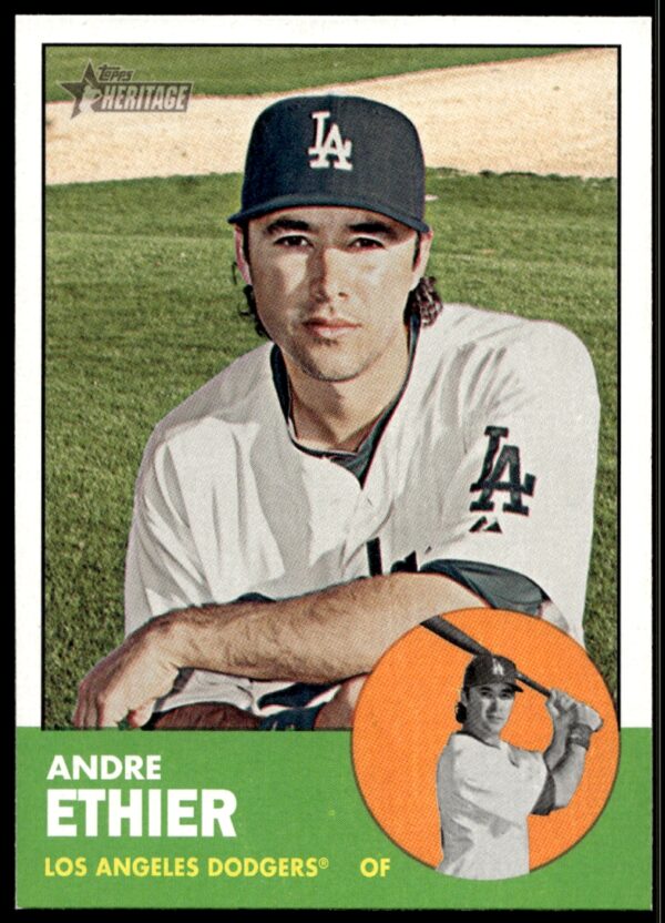 2012 Topps Heritage Andre Ethier #123 (Front)