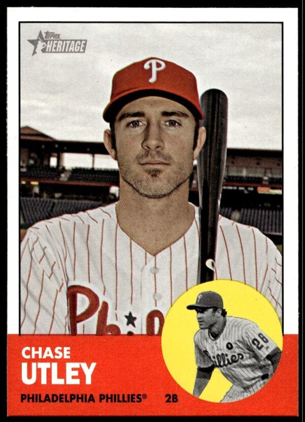 2012 Topps Heritage Chase Utley #221 (Front)