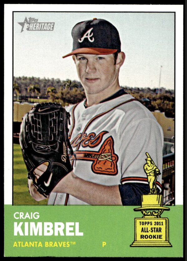 2012 Topps Heritage Craig Kimbrel #398 (Front)