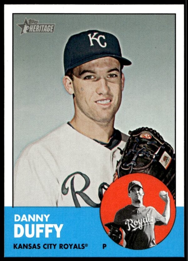 2012 Topps Heritage Danny Duffy #104 (Front)