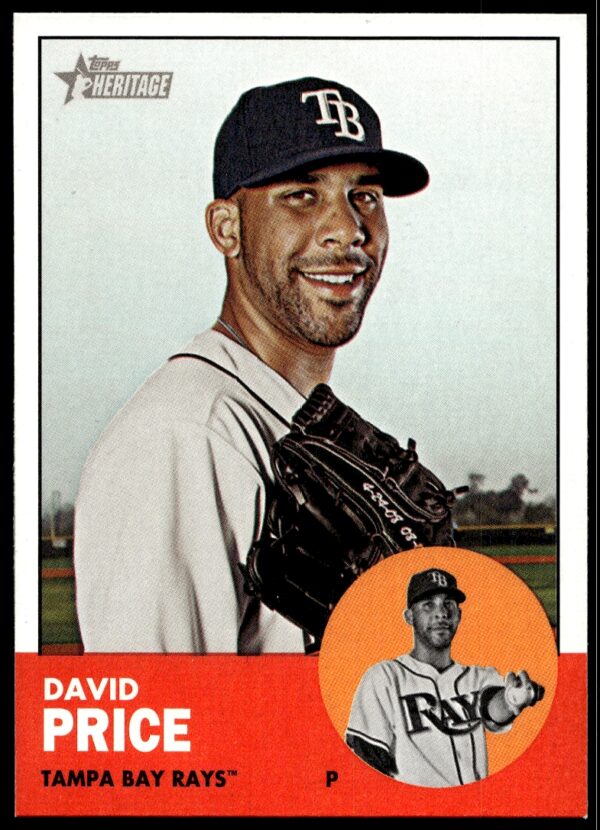 2012 Topps Heritage David Price #277 (Front)