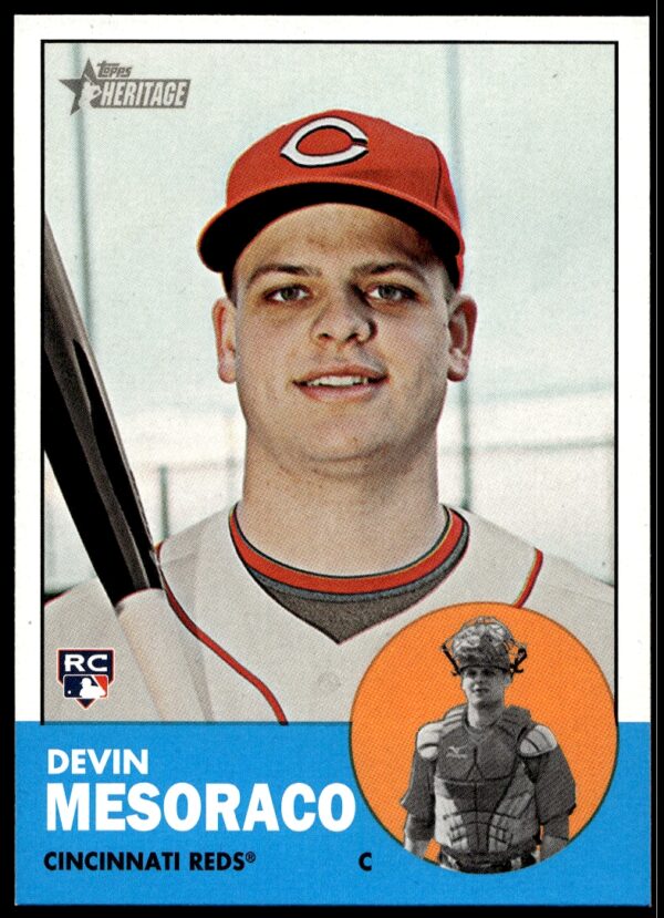 2012 Topps Heritage Devin Mesoraco #178 (Front)