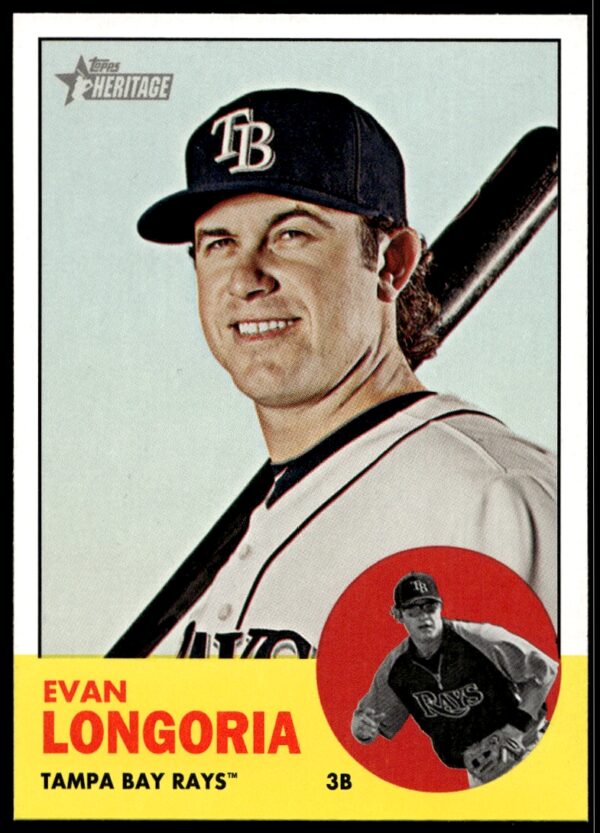 2012 Topps Heritage Evan Longoria #188 (Front)