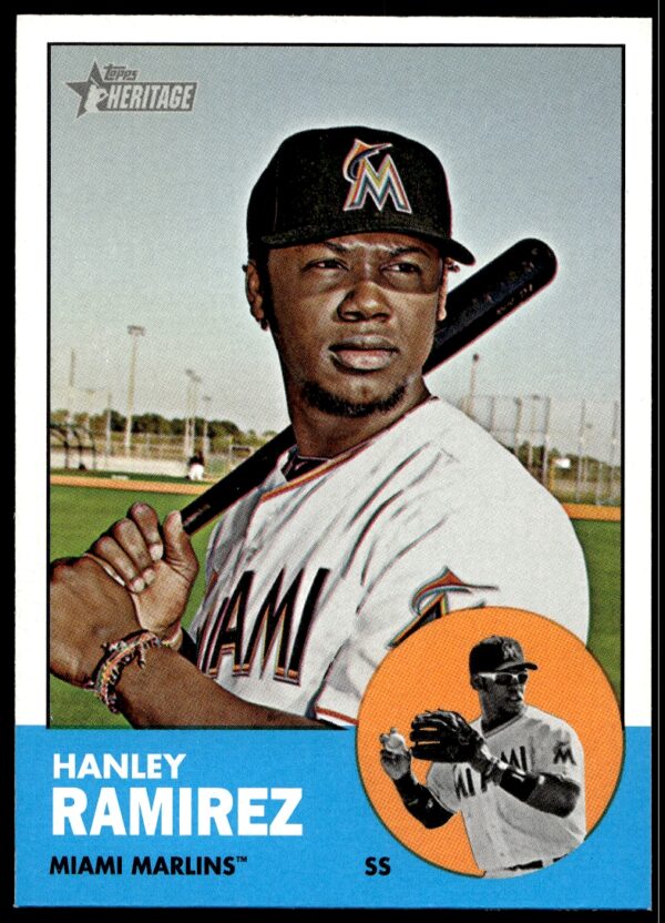 2012 Topps Heritage Hanley Ramirez #122 (Front)