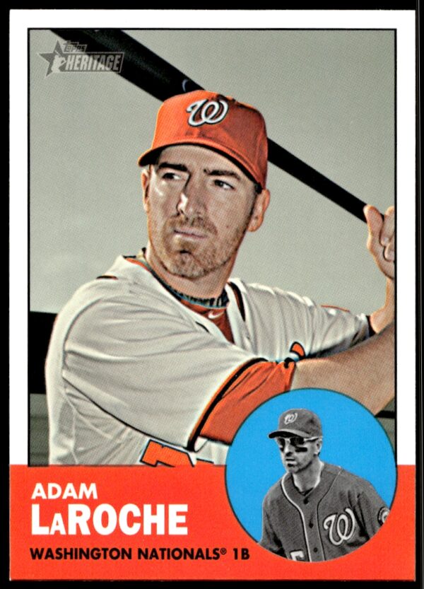 2012 Topps Heritage High Number Adam LaRoche #H675 (Front)