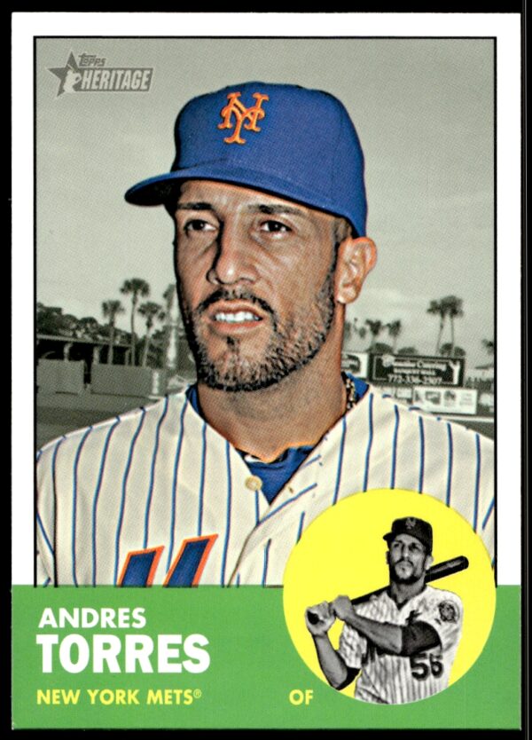 2012 Topps Heritage High Number Andres Torres #H628 (Front)