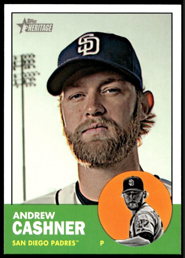 2012 Topps Heritage High Number Andrew Cashner #H624 (Front)