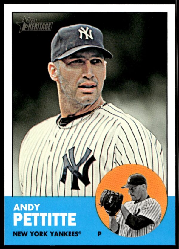 2012 Topps Heritage High Number Andy Pettitte #H639 (Front)