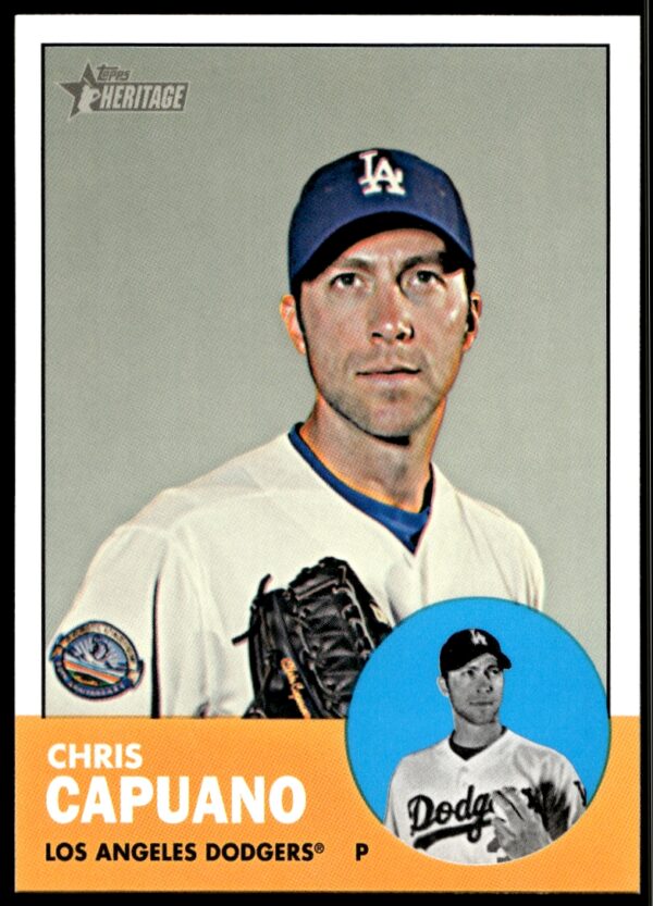 2012 Topps Heritage High Number Chris Capuano #H580 (Front)