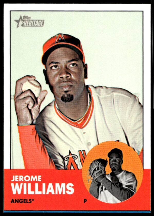 2012 Topps Heritage High Number Jerome Williams #H607 (Front)