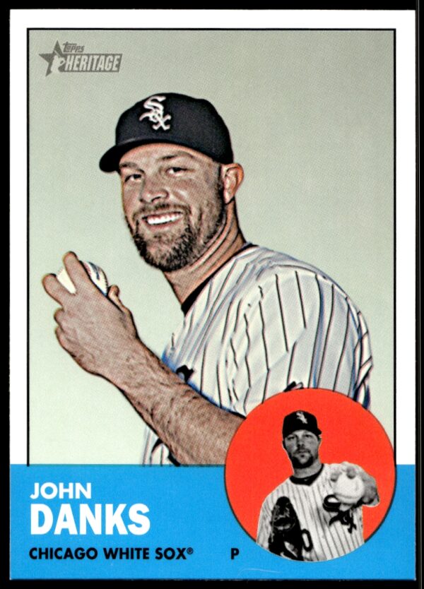 2012 Topps Heritage High Number John Danks #H591 (Front)