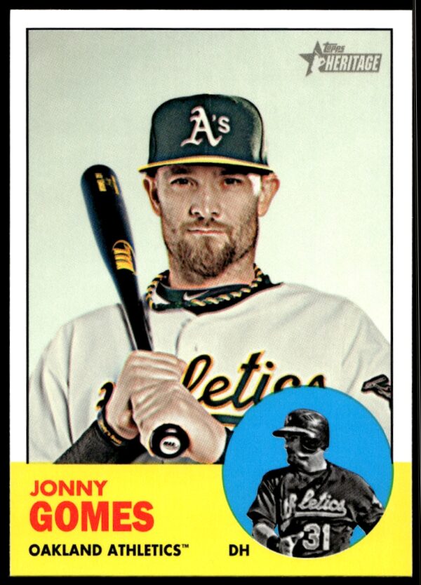 2012 Topps Heritage High Number Jonny Gomes #H664 (Front)