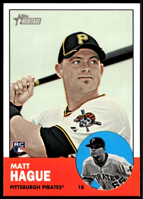 2012 Topps Heritage High Number Matt Hague #H660 (Front)