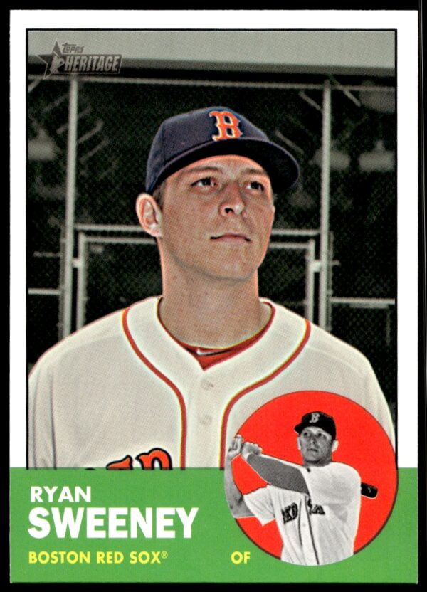 2012 Topps Heritage High Number Ryan Sweeney #H632 (Front)