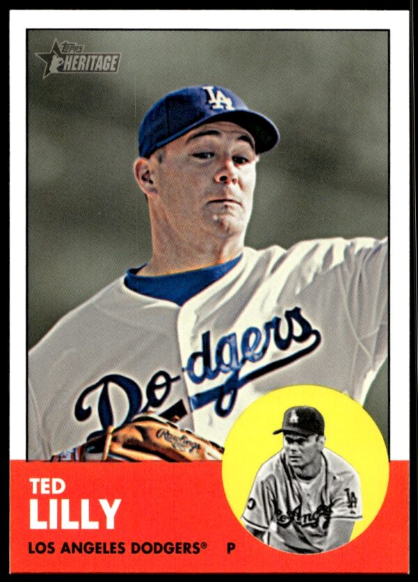 2012 Topps Heritage High Number Ted Lilly #H672 (Front)