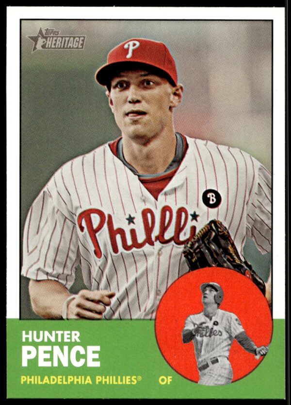 2012 Topps Heritage Hunter Pence #268 (Front)