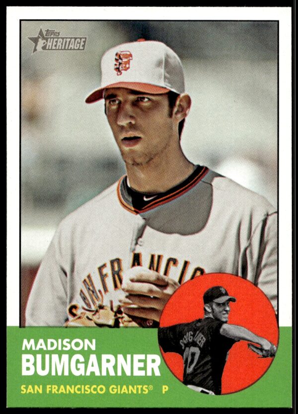 2012 Topps Heritage Madison Bumgarner #50 (Front)