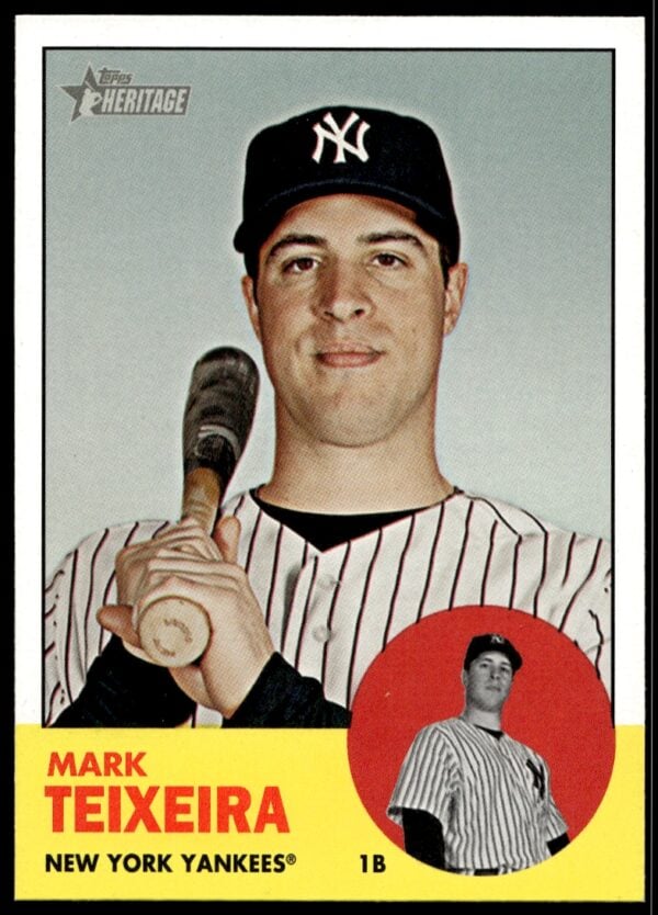 2012 Topps Heritage Mark Teixeira #183 (Front)