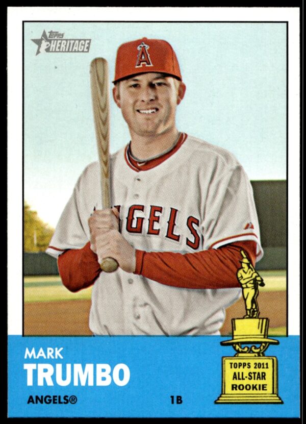 2012 Topps Heritage Mark Trumbo #211 (Front)