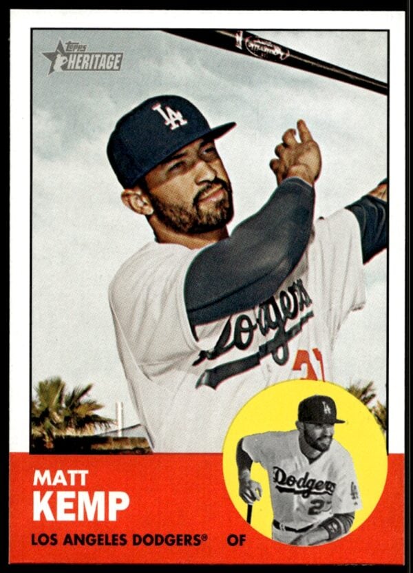 2012 Topps Heritage Matt Kemp #279 (Front)