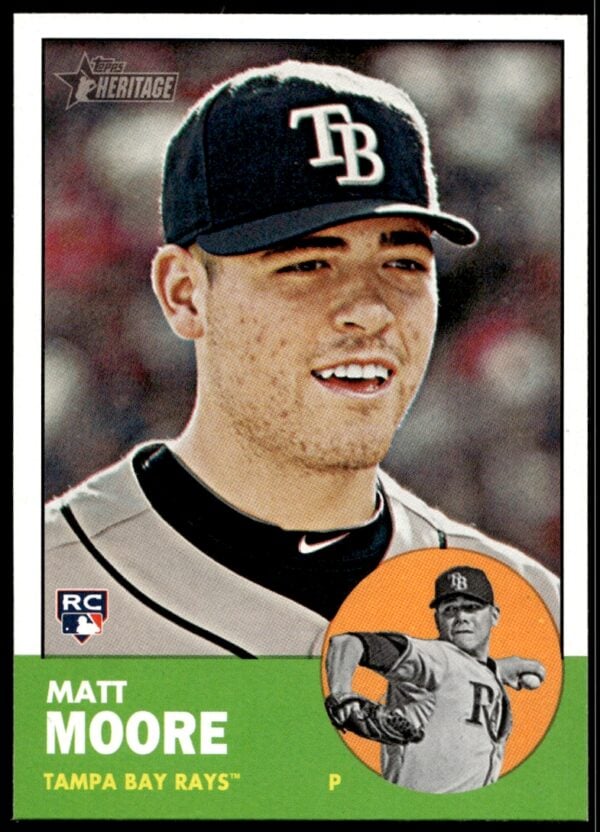 2012 Topps Heritage Matt Moore #391 (Front)